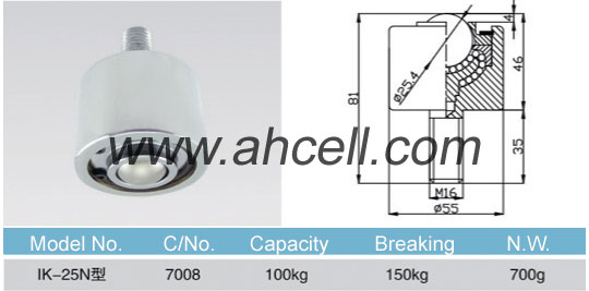 IK-25N gia công nhược điểm bằng cách sử dụng bóng chuyển đơn vị