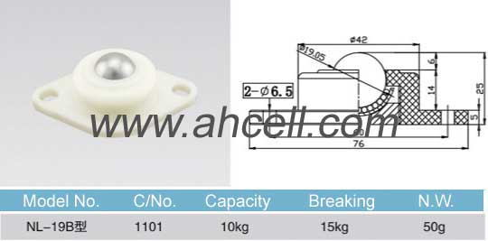 NL-19B POM bóng nylon nhà ở đơn vị chuyển giao bóng, máy thủy tinh bánh bóng nhựa đầy đủ