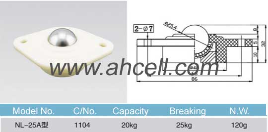 NL-25A Bộ phận chuyển bóng nhựa, bộ phận chuyển bóng nylon